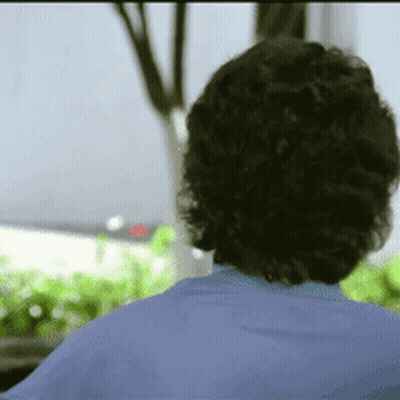 Blurry Man's Back GIF