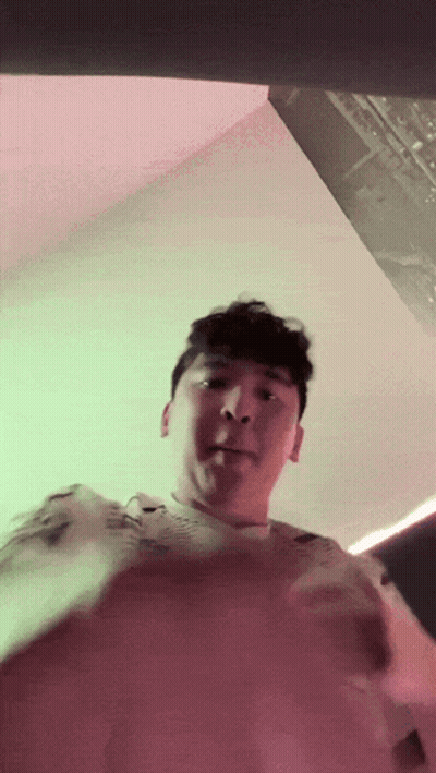 Blurry Man's Face GIF