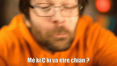 Blurry Man Saying Me Ki C Ki Va Etre Chian GIF
