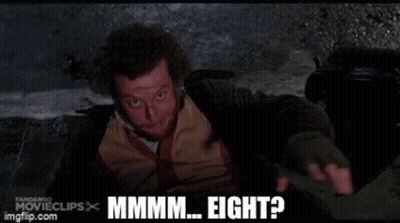 Blurry Man Saying Mmmm Eight GIF