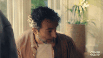 Blurry Man Saying Other Mommy GIF