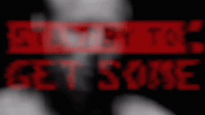 Blurry Man Saying Stay By To Get Some GIF
