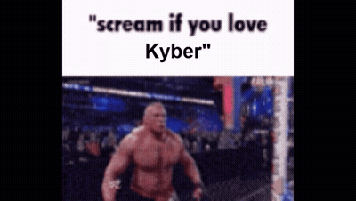 Blurry Man Scream If You Love Kyber GIF