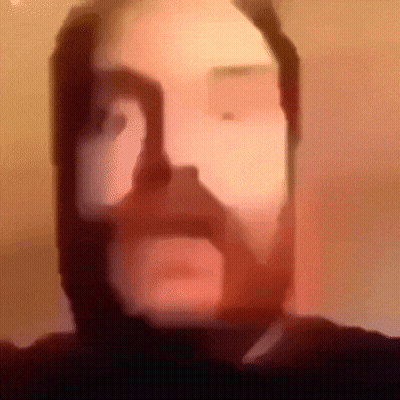 Blurry Man With Beard GIF