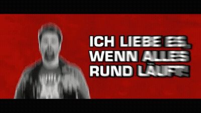Blurry Man With Ich Liebe Es Wenn Alles Rund Laufe GIF