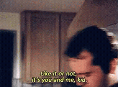 Blurry Man With Like It Or Not It's You And Me Kid GIF
