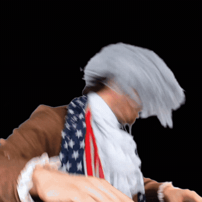 Blurry Man With Scarf GIF