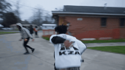 Blurry Man With Zer Dim 70 In Purple GIF