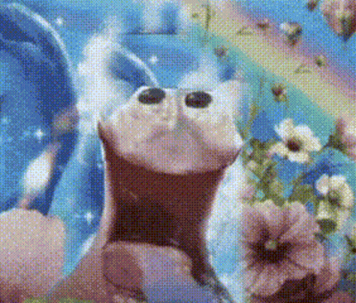Blurry Patrick Star And SpongeBob On TV GIF