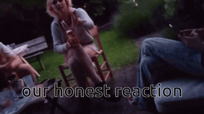 Blurry People Our Honest Reaction GIF