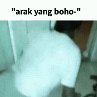 Blurry Person Butt With Words Arak Yang Boho GIF