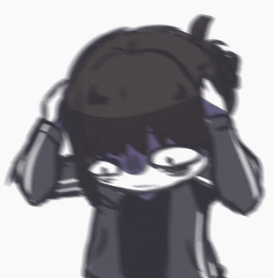 Blurry Person Covering Ears GIF