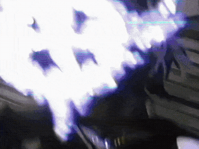 Blurry Person Face Purple Background GIF