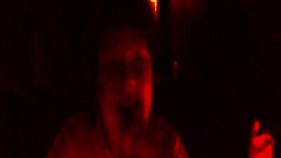 Blurry Person Face Yellow Background GIF