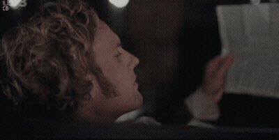 Blurry Person Holding Paper With CB GIF