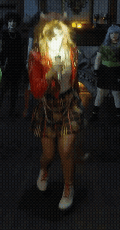 Blurry Person In Costume GIF