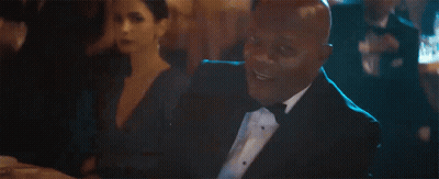 Blurry Person In Dark Room Blue Background GIF