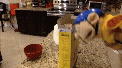 Blurry Person In Hallway GIF