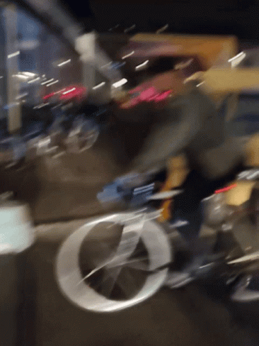 Blurry Person On Bike GIF