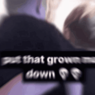 Blurry Person's Back That Grows Down GIF