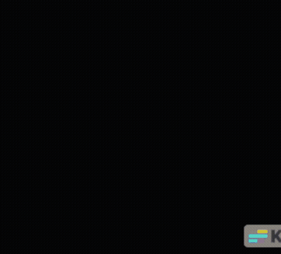 Blurry Person's Face With Letter K GIF