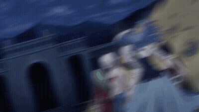 Blurry Person Standing Next To Bridge GIF