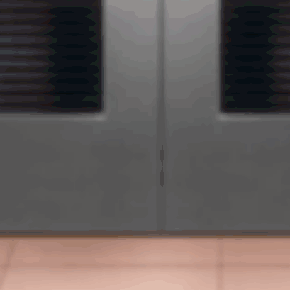 Blurry Picture Of Door With Blinds GIF