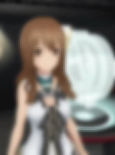 Blurry Picture Of Girl With Long Brown Hair GIF