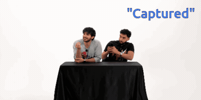Blurry Picture Of Two Men Captured GIF