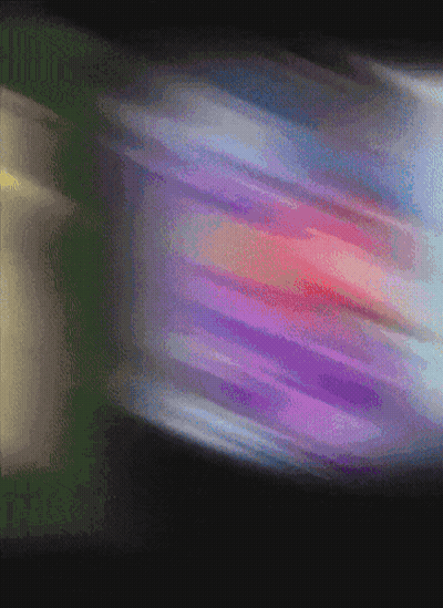 Blurry Purple Pink And Blue Object On Black GIF