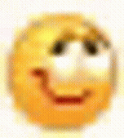 Blurry Smiley Face With Slight Smile GIF