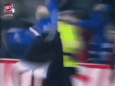 Blurry Soccer Game On Sky Sports GIF