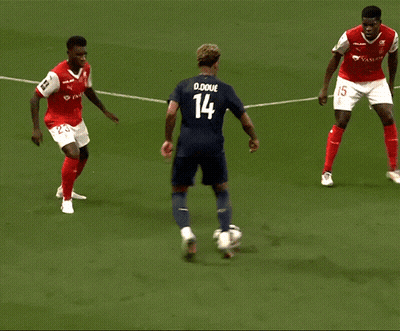 Blurry Soccer Game Player Jersey Saying A GIF