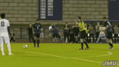 Blurry Soccer Game With JMU GIF