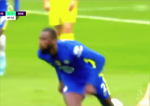 Blurry Soccer Player With Time 47:52 GIF