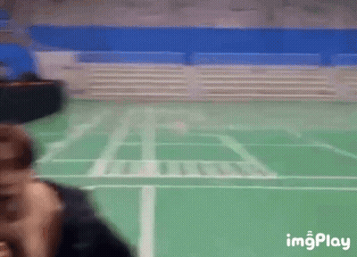 Blurry Tennis Court With Imgplay GIF