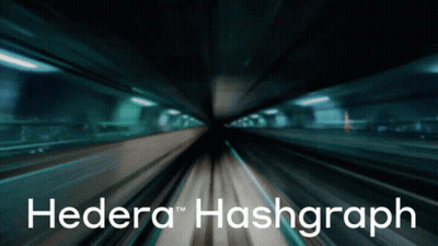 Blurry Tunnel With Hedera Hashgraph GIF