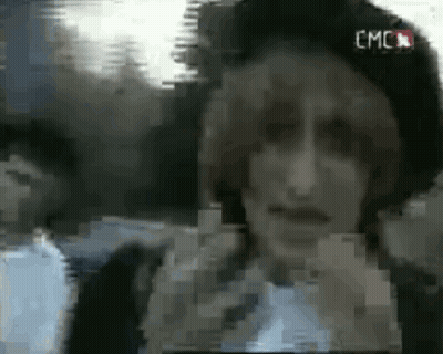Blurry Woman Face With EMC GIF