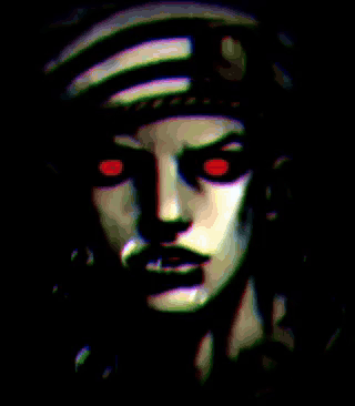 Blurry Woman Face With Purple Background GIF