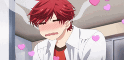 Blushing Anime Mikoto Mikoshiba GIF