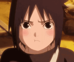 Blushing Cute Sasuke
