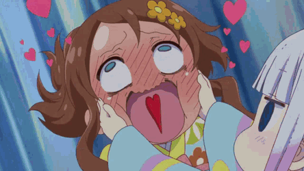 Blushing Heart GIF