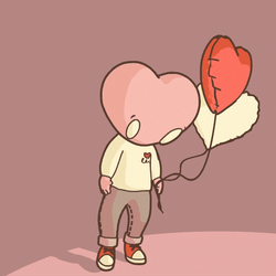 Blushing Heart Head Have A Good Day Love GIF