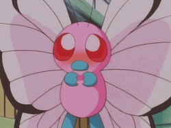 Blushing Pink Butterfree Pokémon