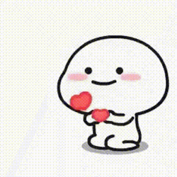 Blushing Quby Heartbeat GIF