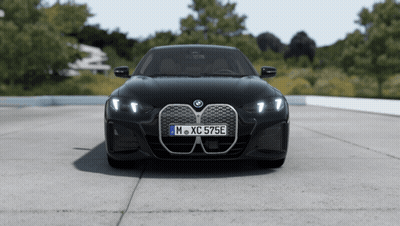 BMW 750IL Front View GIF