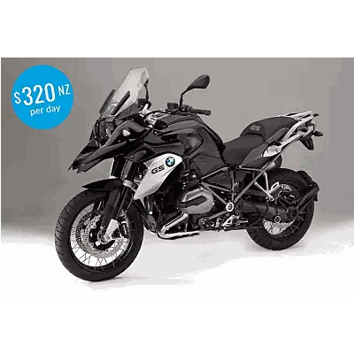 BMW GS Motorcycle With Price Tag Sticker