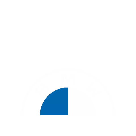 BMW Logo Blue And White Circle Sticker