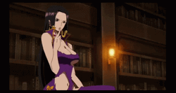 Boa Hancock Angry Finger Gun Hearts GIF