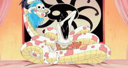 Boa Hancock Anime Back Tattoo Reveal GIF